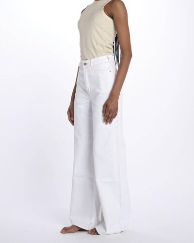 Scotch &amp; Soda - The Wave Wide Leg Jeans — Faded White    