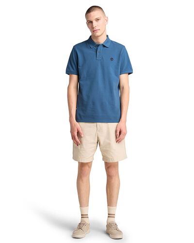 Ανδρική Κοντομάνικη Polo Μπλούζα Timberland - Millers River Pique