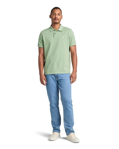 Ανδρική Κοντομάνικη Polo Μπλούζα Timberland - Millers River Pique