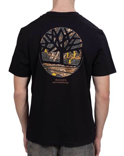 Timberland - Illustrated Tree Logo Back Graphic Tee    