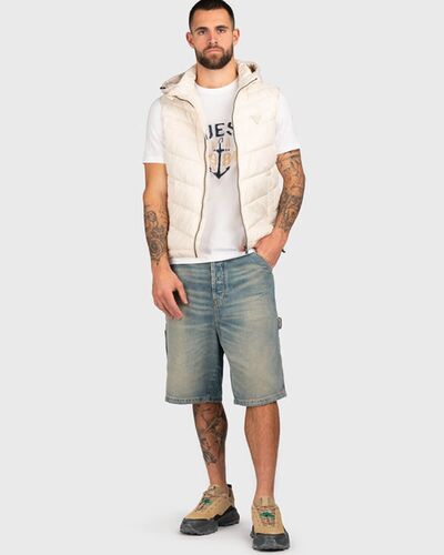 Ανδρικό Αμάνικο Jacket Guess - Light Puffa