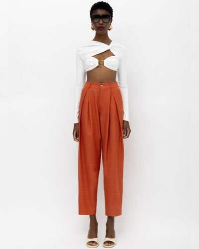 Mallory The label - Kioni Crop Top With Gold M   