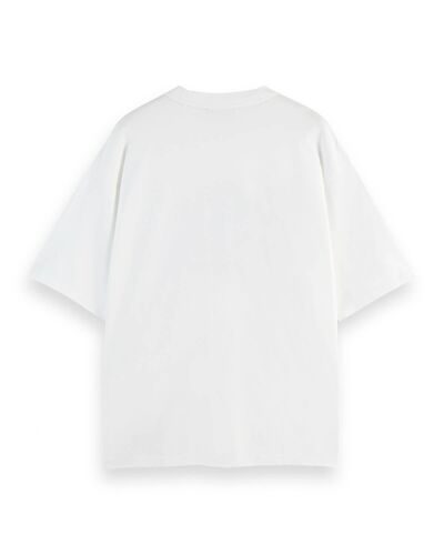 Scotch &amp; Soda - Loose Fit Front Chest Artwork T-Shirt   