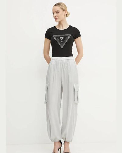 Γυναικεία Κοντομάνικη Μπλούζα Guess - Ss Triangle Ombre R3