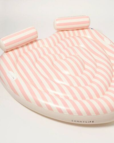 Unisex Φουσκωτό Στρώμα Θαλάσσης Sunnylife - Heart Lie-On Stole My Heart Pink Stripe