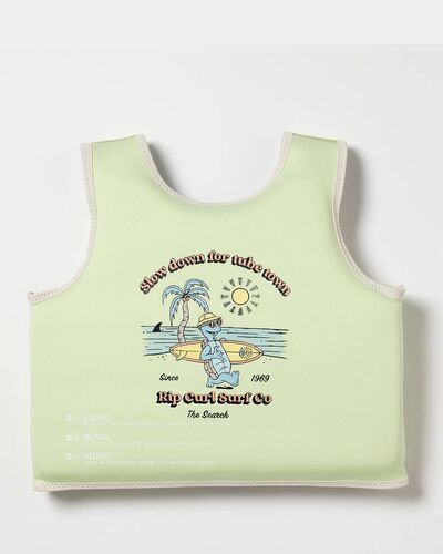 Sunnylife - Kids Swim Vest 3-6 Shred Turtle Aqua    