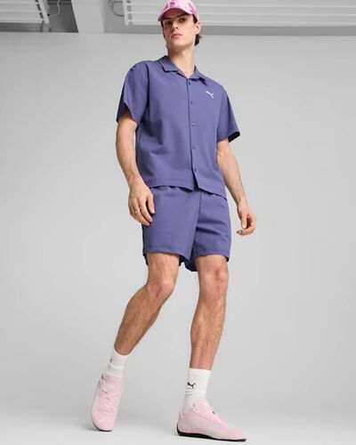 Puma - Wardrobe Ess Seersucker Relaxed Shorts 6&quot; Wv   