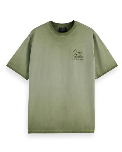 Ανδρική Κοντομάνικη Μπλούζα Scotch &amp; Soda - Relaxed-Fit Inside Out Cold Dye