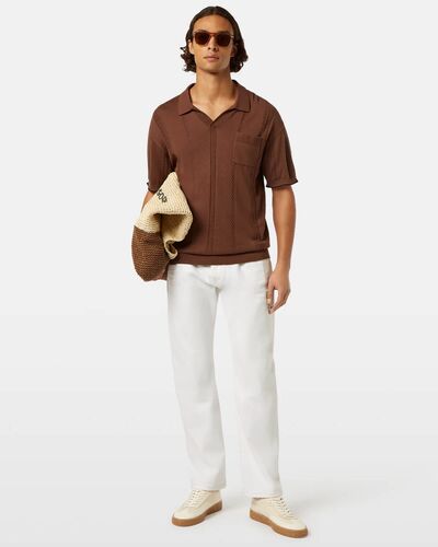Ανδρική Κοντομάνικη Polo Μπλούζα Scotch &amp; Soda - Relaxed Fit Knitted