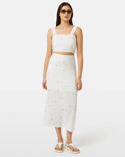 Scotch &amp; Soda - Beaded Crop Top   