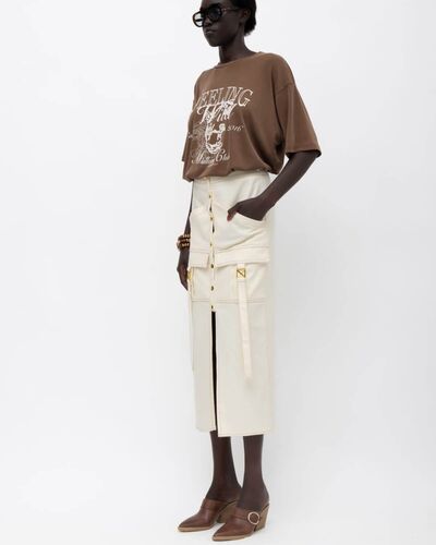 Γυναικεία Midi Φούστα Mallory The label - Zahra Denim