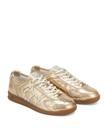 Γυναικεία Sneakers Naked Wolfe - Exposure Crinkle Leather Gold