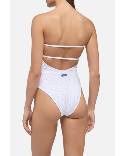 Γυναικείο Ολόσωμο Μαγιό Mc2 Saint Barth - Kayla-Bandeau -Sunflower Embry 01