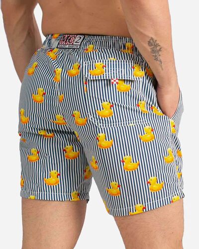 Mc2 Saint Barth - Gustavia-Swimshort-Ducky Stripes S 61   