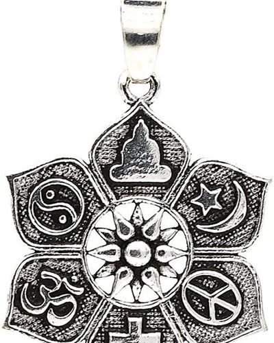 Γυναικείο Μενταγιόν Mani - Lotus with religious symbols