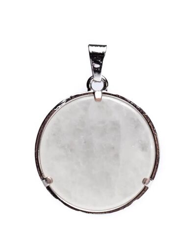 Γυναικείο Μενταγιόν Mani - Flower of life with rock crystal