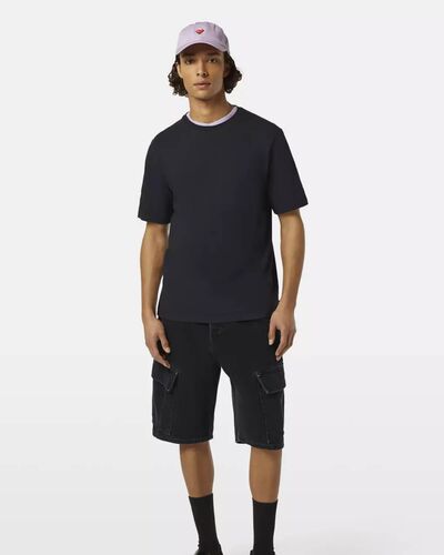 Scotch &amp; Soda - Regular Fit 3 Crosses Cotton-Linen T-Shirt   