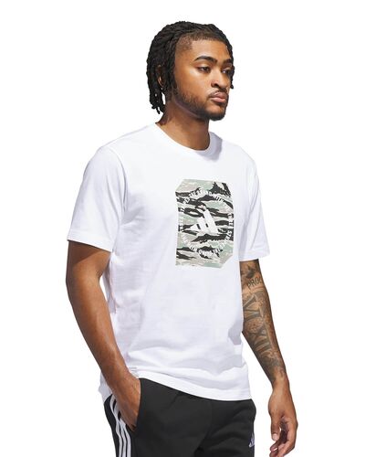 Ανδρική Κοντομάνικη Μπλούζα Adidas - M C Camo Box