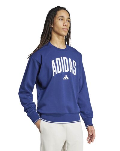 Ανδρική Μακρυμάνικη Μπλούζα Adidas - M Collegiate