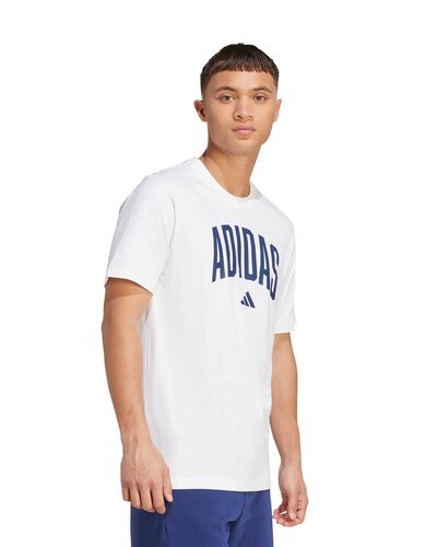 Ανδρική Κοντομάνικη Μπλούζα Adidas - M Collegiate