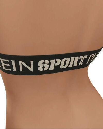 Philipp Plein - Allover Leo Triangle Bra    