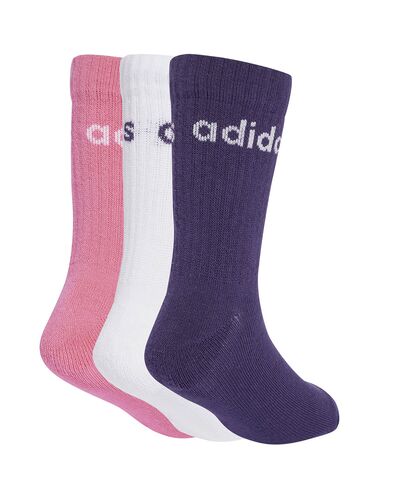 Παιδικές Κάλτσες Adidas 3 Ζευγάρια - Lin Kids Crw