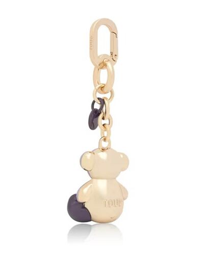 Γυναικείο Μπρελόκ Tous - Llavero Metal Bold Bear Malva-Dorado