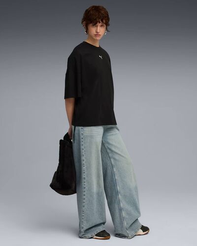 Γυναικεία Κοντομάνικη Μπλούζα Puma - Dare To Oversized Ruched