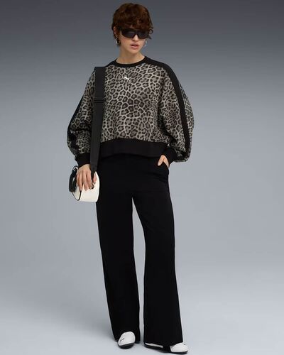 Γυναικεία Μπλούζα Φούτερ Puma - T7 Leo Luxe Aop Over-Oversized Tr