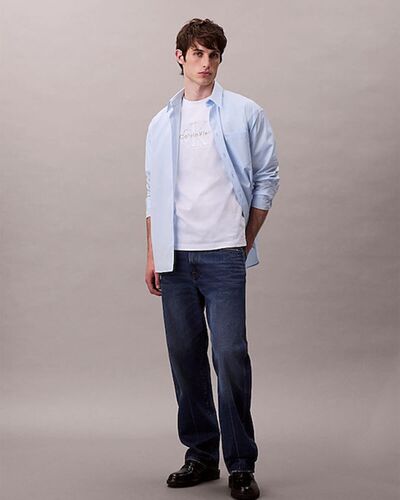 Calvin Klein - Ss Hi Low Emb 16S Jersey Cn Tee    