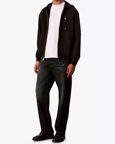 Calvin Klein - Ls Eu 350Terry Monogram Fz Hoodi  