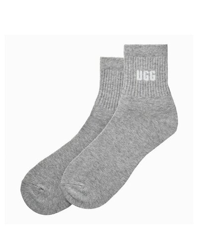 Ugg - Quinlin Logo Quarter 2 Pack Socks   