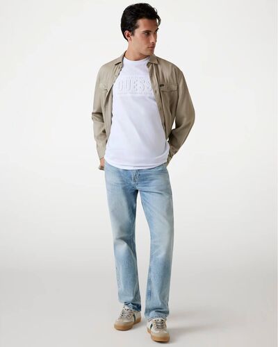 Ανδρική Κοντομάνικη Μπλούζα Guess - Ss Bsc Guess Embossed Logo