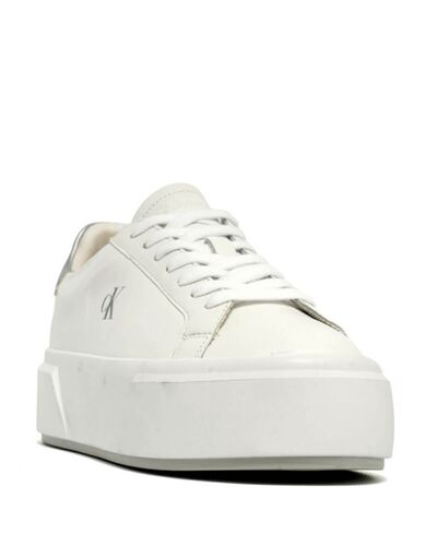 Γυναικεία Sneakers Calvin Klein - Flatform Lace Up Lth Met Mg