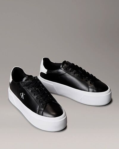 Calvin Klein - Flatform Lace Up Lth Mg  