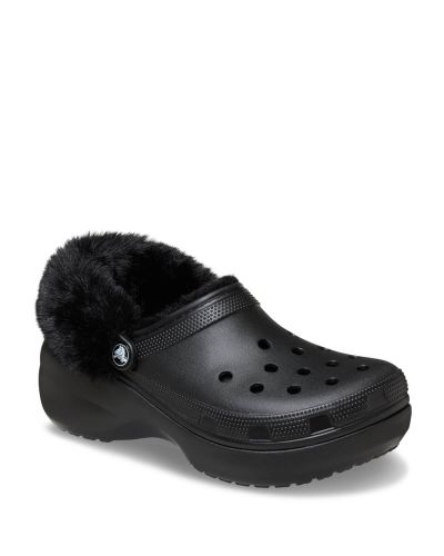 Γυναικείες Πλατφόρμες Clogs Crocs - Classic Fuzz Lined