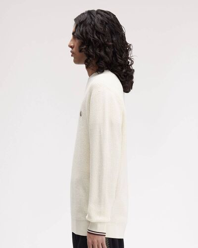 Ανδρική Μακρυμάνικη Μπλούζα Fred Perry - Waffle Stitch