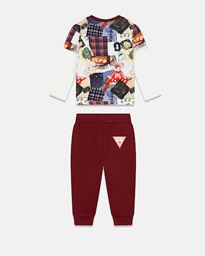 Παιδικό Set Guess Μπλούζα + Παντελόνι - Ls Active
