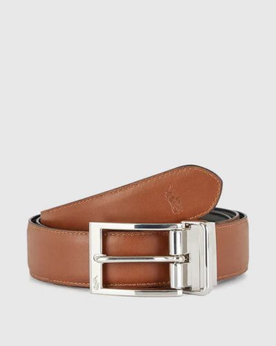 Ανδρική Ζώνη Polo Ralph Lauren - Rv Drs Bt Sq-Casual-Smooth Leather