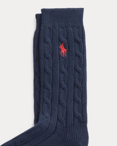 Polo Ralph Lauren - True Cable-Crew Sock-Single  