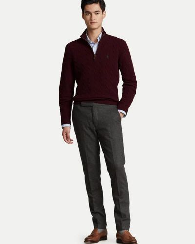 Polo Ralph Lauren - Lscablehzpp-Long Sleeve-Pullover