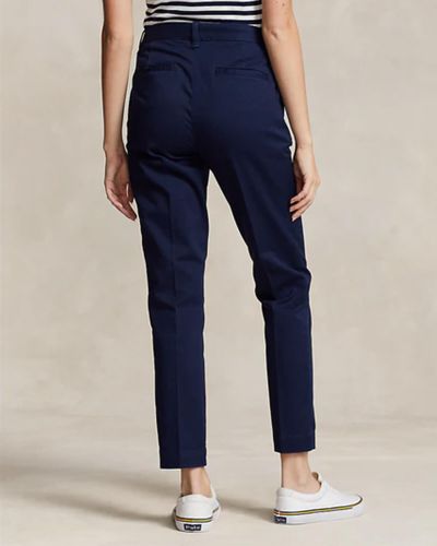 Γυναικείο Παντελόνι Polo Ralph Lauren - Slm Chno-Ankle-Flat Front