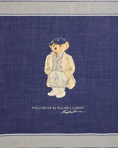 Unisex Φουλάρι Polo Ralph Lauren - Fll Beardana-Scarf-Square