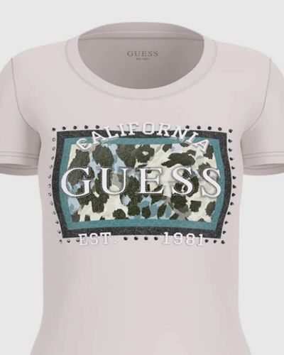 Guess - Cn Ss  Animalier Boxy Print   