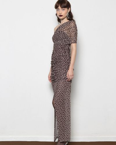 Γυναικείο Maxi Φόρεμα Mallory The label - Monsoon Tulle Ruched Dress With One Shoulder