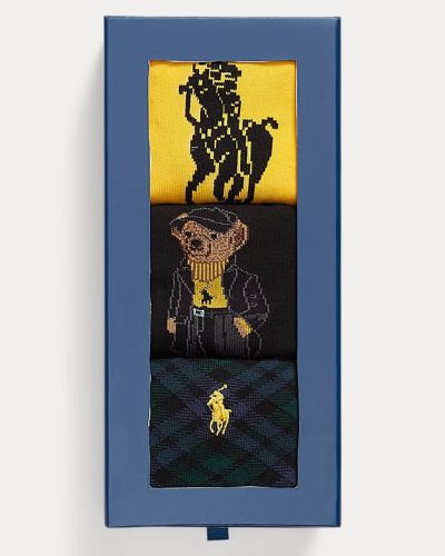 Γυναικείες Κάλτσες Polo Ralph Lauren - Hold Br Gtbx-Crew Sock-3 Pack