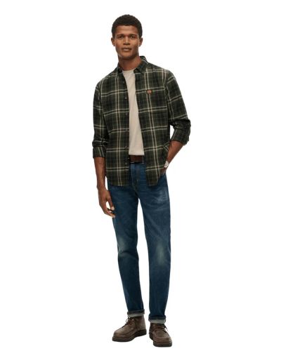 Ανδρικό Μακρυμάνικο Πουκάμισο Superdry - D1 Ovin L/S Cotton Lumberjack