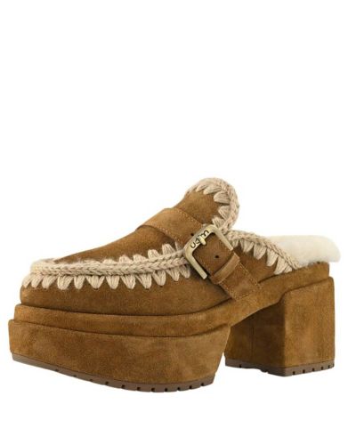 Γυναικείες Πλατφόρμες Clogs MOU - With Buckle Strap