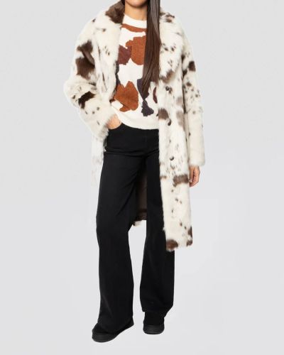 Mc2 Saint Barth - Rouge Fur-Woman Coat-Cow 10  