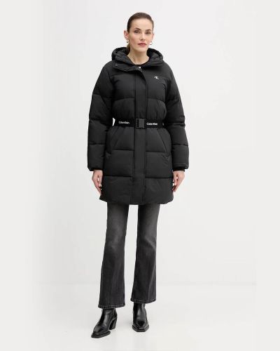 Calvin Klein - Belted Midweight Long Puffer  